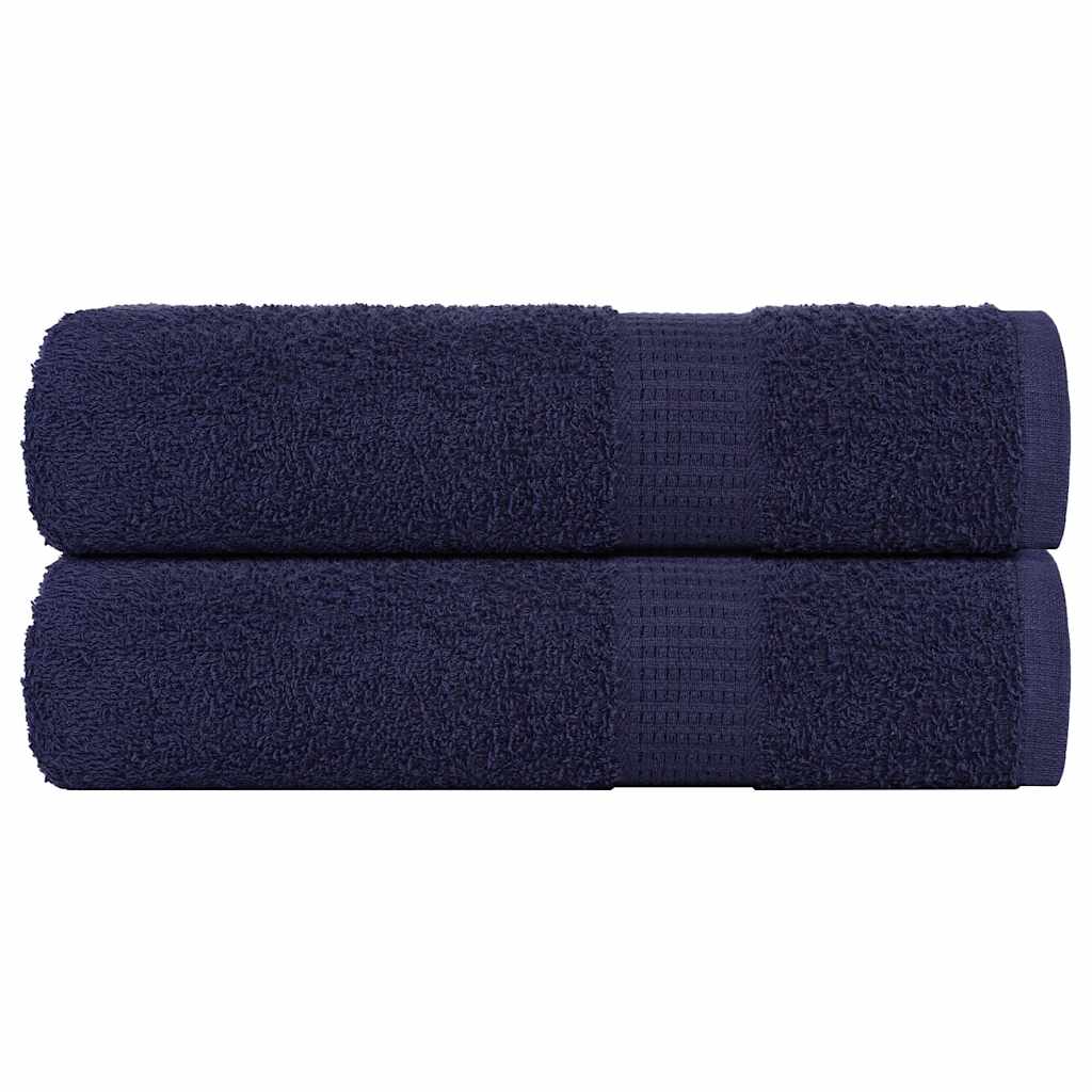 Vidaxx Badetücher 2 Stück 100x150 cm 360 g m² 100 % Baumwolle Marineblau