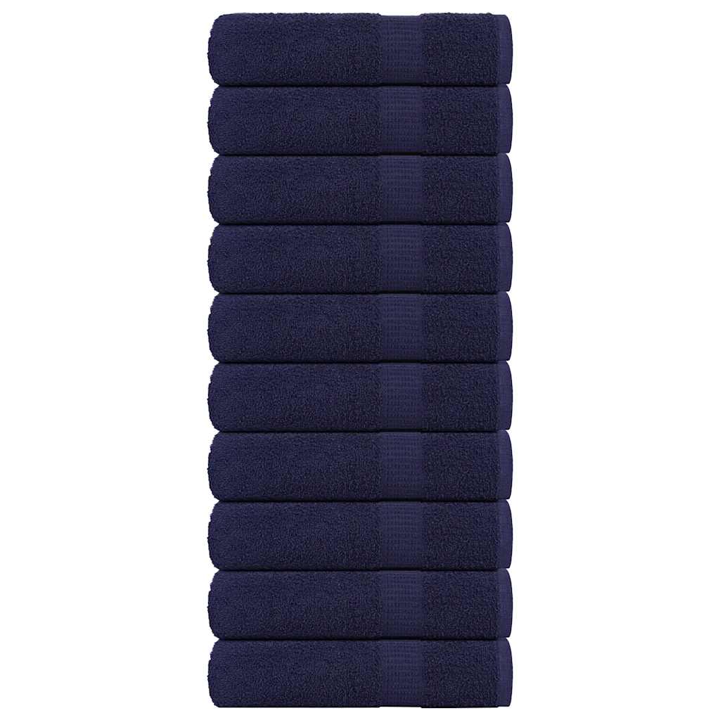 Vidaxx Badetücher 10 Stück 100x150 cm 360 g m² 100 % Baumwolle Marineblau