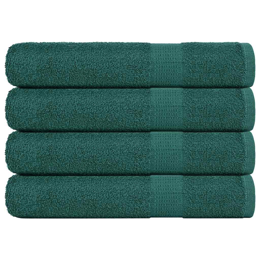 Vidaxx Handtücher 4 Stück 100x200 cm 360 g m² 100 % Baumwolle grün