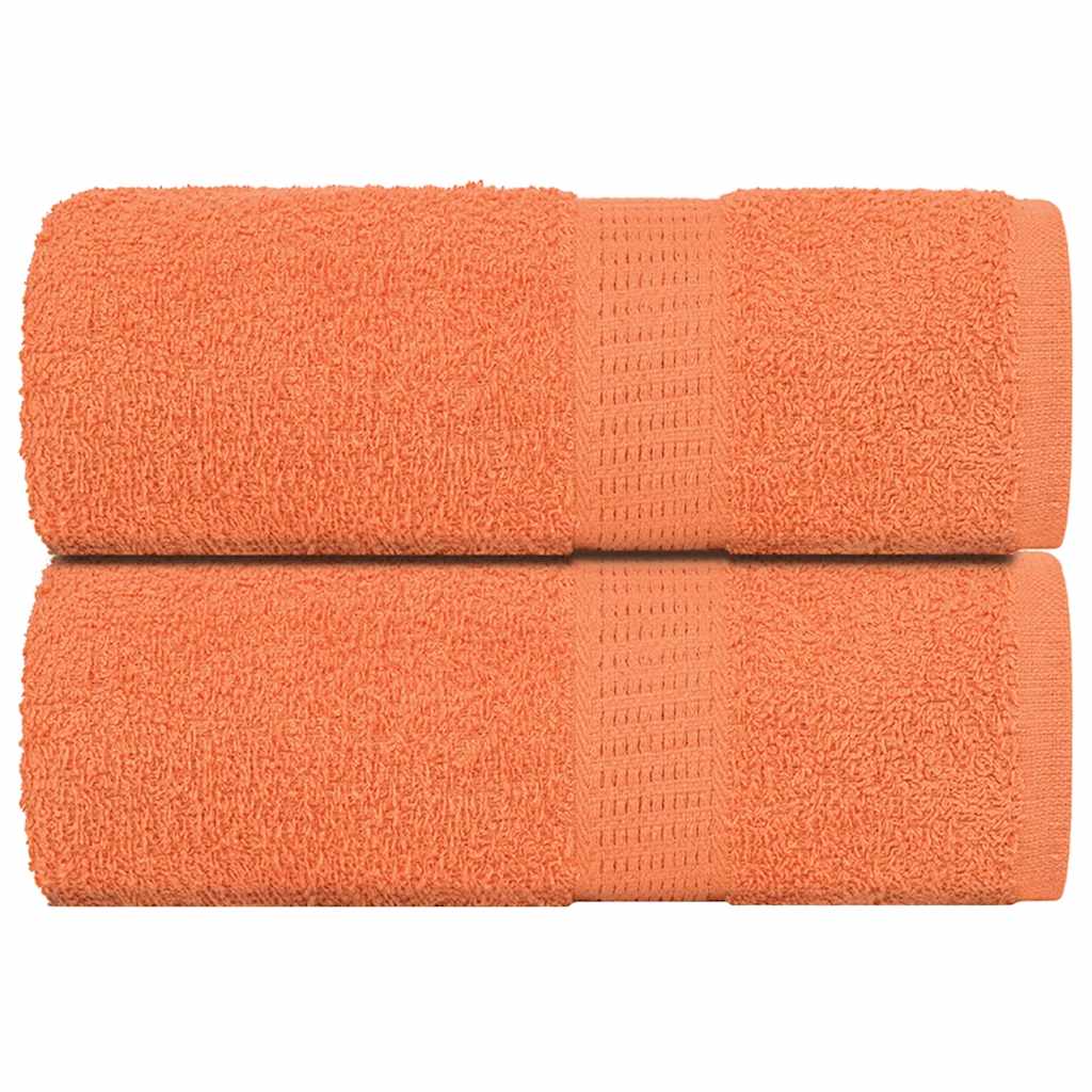 Vidaxx Waschlappen 2 Stück Froschorange 30x30 cm 100 % Baumwolle