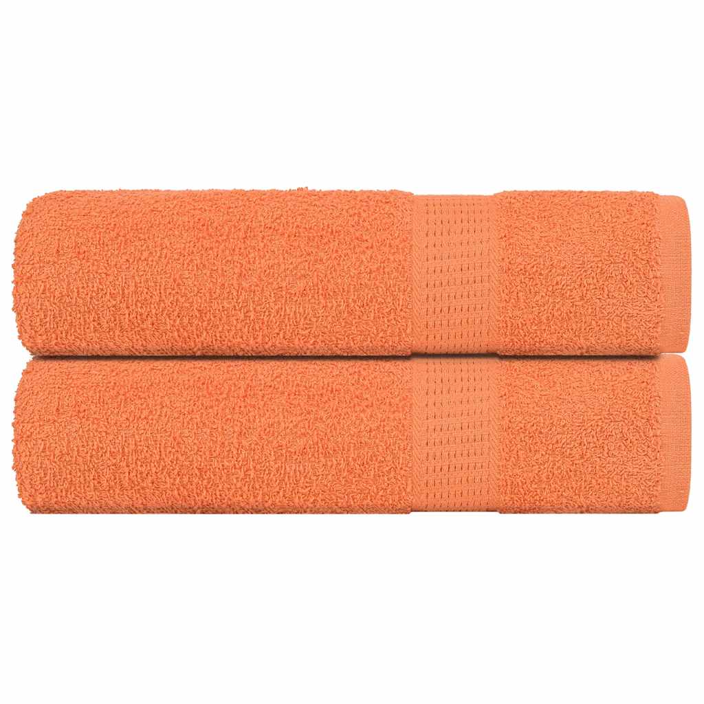 Vidaxx Handtücher 2 Stück 50x100 cm 360 g m² 100 % Baumwolle orange