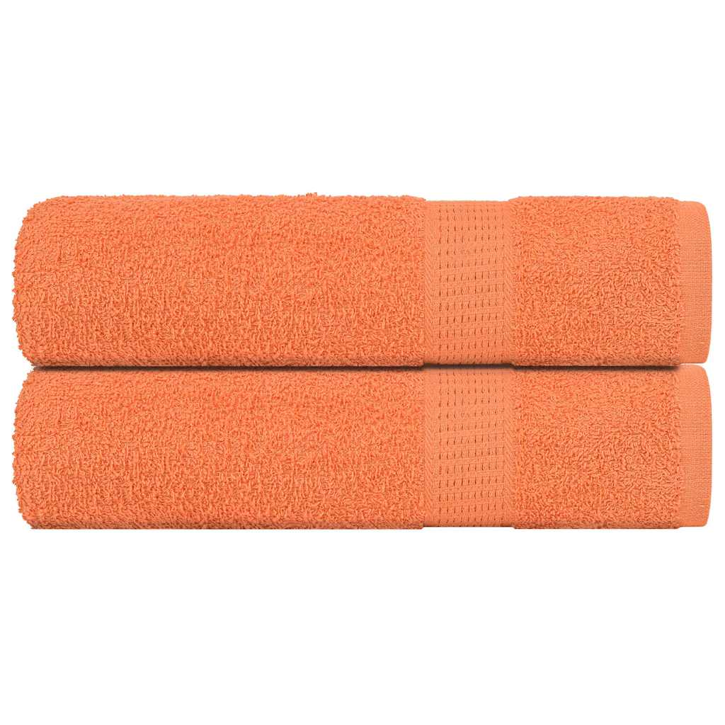 Vidaxx Badetücher 2 Stück 100x150 cm 360 g m² 100 % Baumwolle Orange