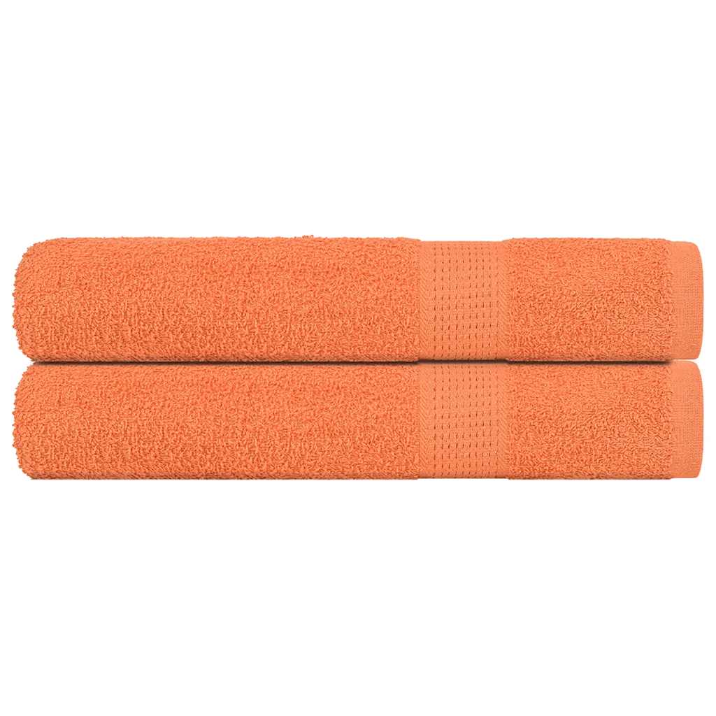 Vidaxx Handtücher 2 Stück 100x200 cm 360 g m² 100 % Baumwolle orange