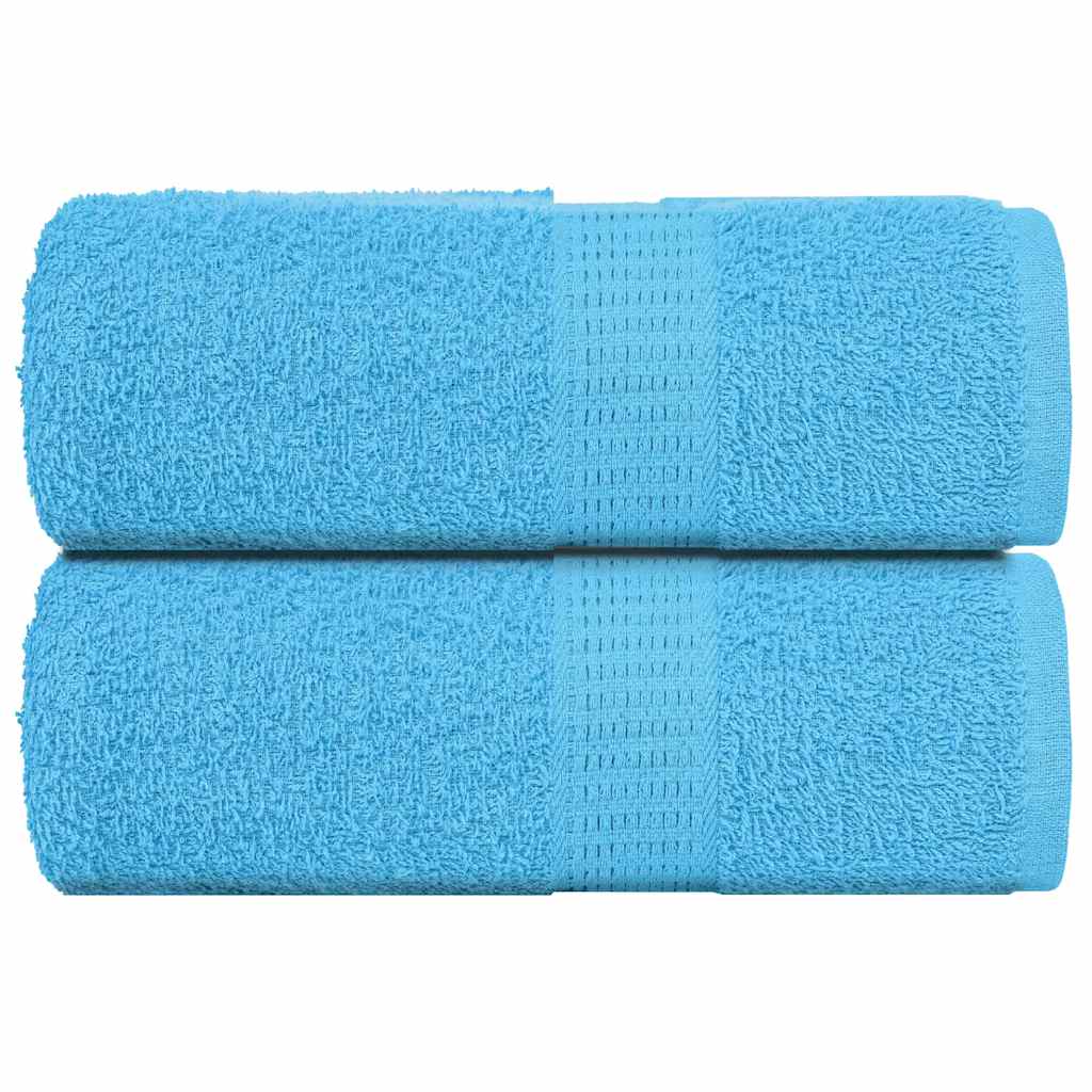 Vidaxx Gästehandtücher 2 Stk. 30x50 cm 360 g m² 100 % Baumwolle Türkis