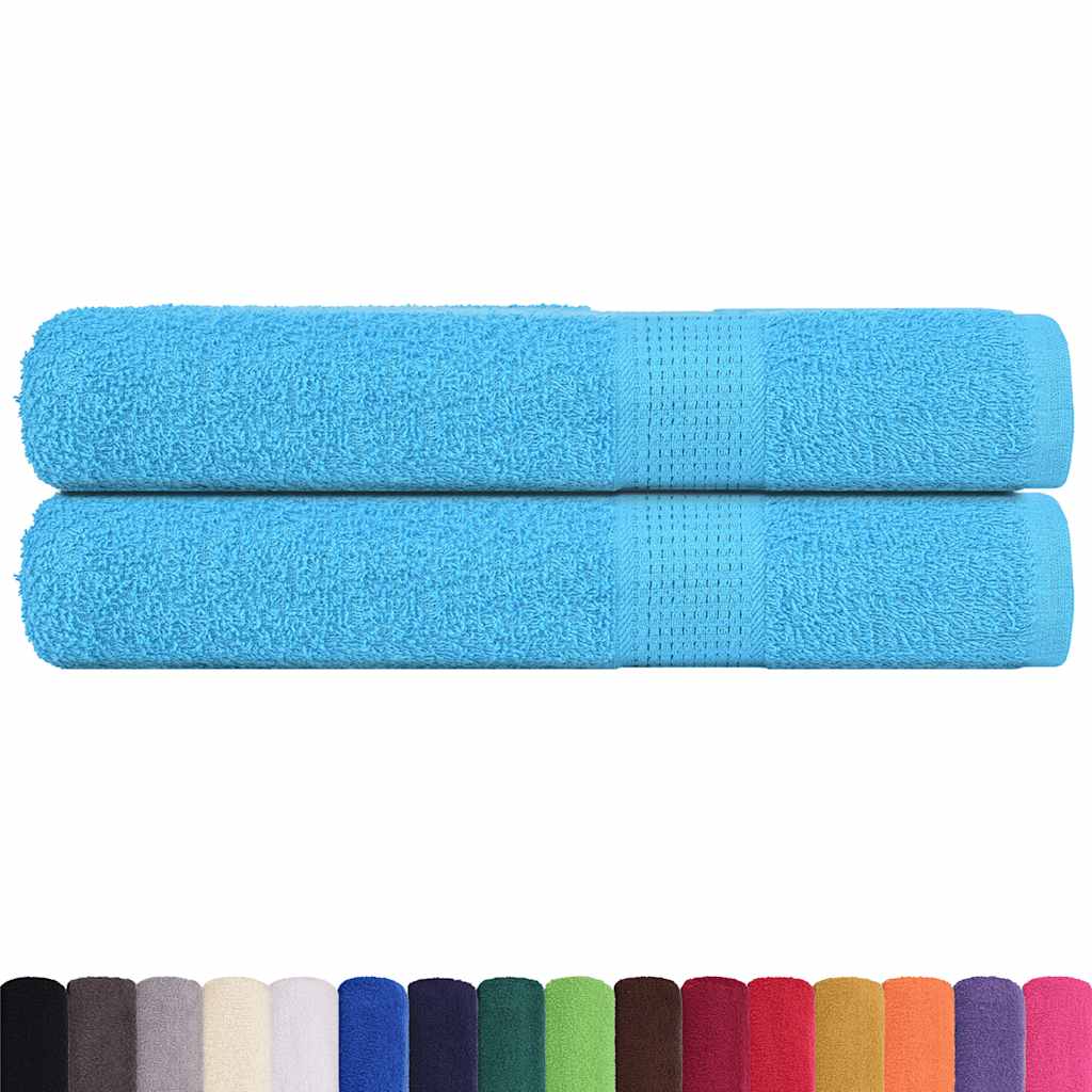Vidaxx Handtücher Frogn 2 Stk 100x200 cm 360 g m² türkis