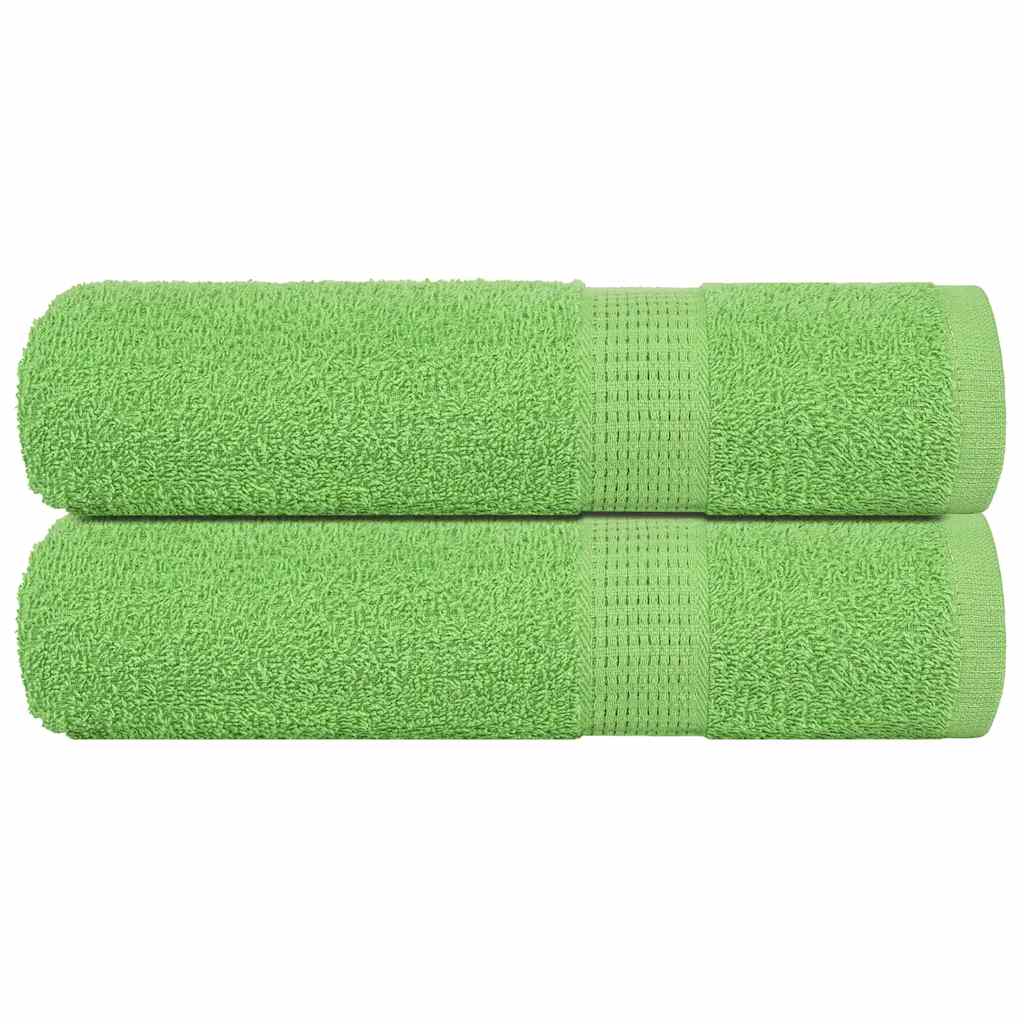 Vidaxx Duschtücher Frogn 2 Stk 70x140 cm 360 g m² Apfelgrün