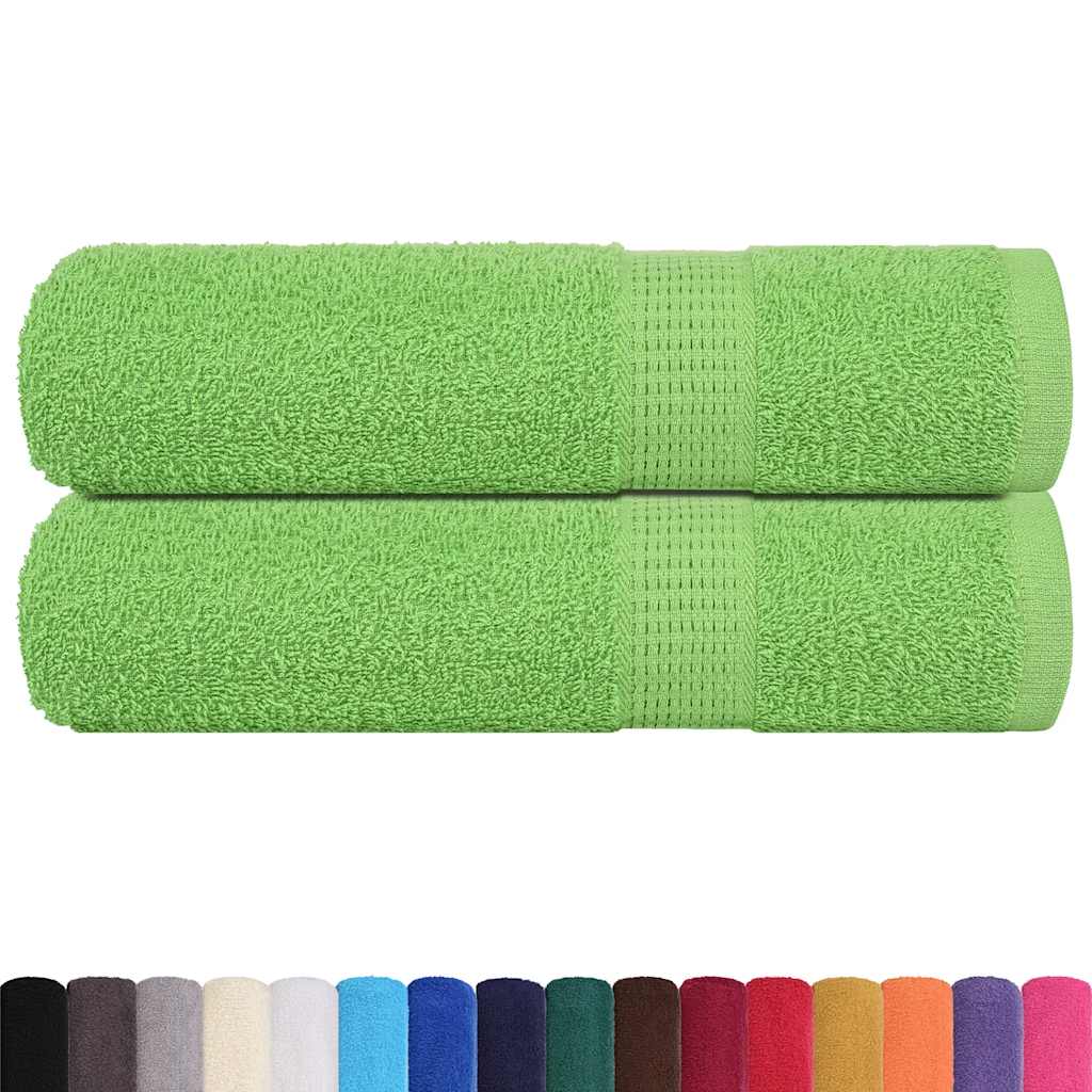 Vidaxx Duschtücher Frogn 2 Stk 70x140 cm 360 g m² Apfelgrün