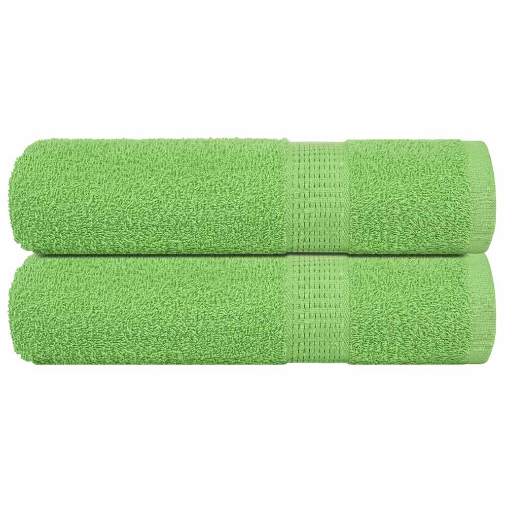 Vidaxx Badetücher 2 Stück 100x150 cm 360 g m² 100 % Baumwolle apfelgrün