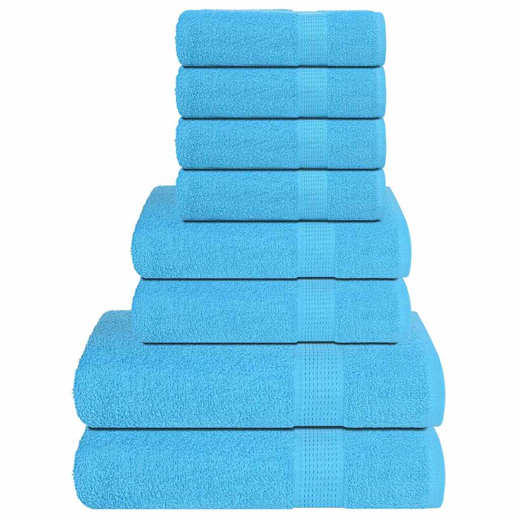 Vidaxx 8-teiliges Handtuchset Frogn 360 g m² Türkis
