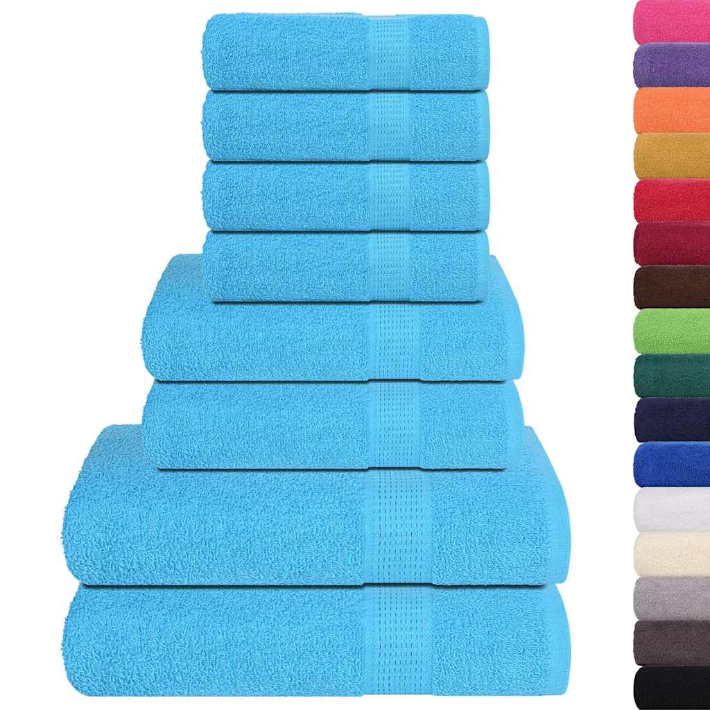 Vidaxx 8-teiliges Handtuchset Frogn 360 g m² Türkis