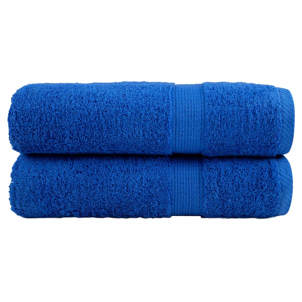 VidaXL Badetücher SOLUND 2 Stk. 600 g m² 100x150 cm blau