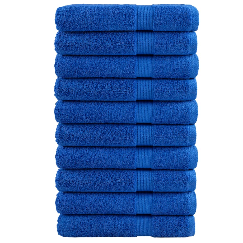Vidaxx Saunatücher Solund 10 Stück 600 g m² 80x200 cm blau