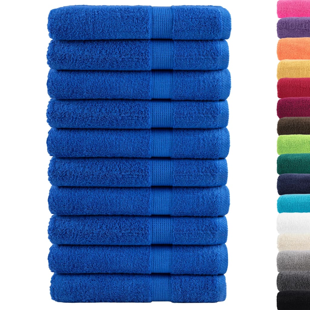Vidaxx Saunatücher Solund 10 Stück 600 g m² 80x200 cm blau
