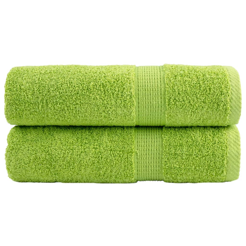VidaXL Badetücher Solund 2 Stück 600 g m² 100x150 cm