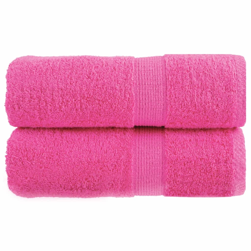 VidaXL Gästetücher SOLUND 2 Stk. 600 g m² 30x30 cm rosa