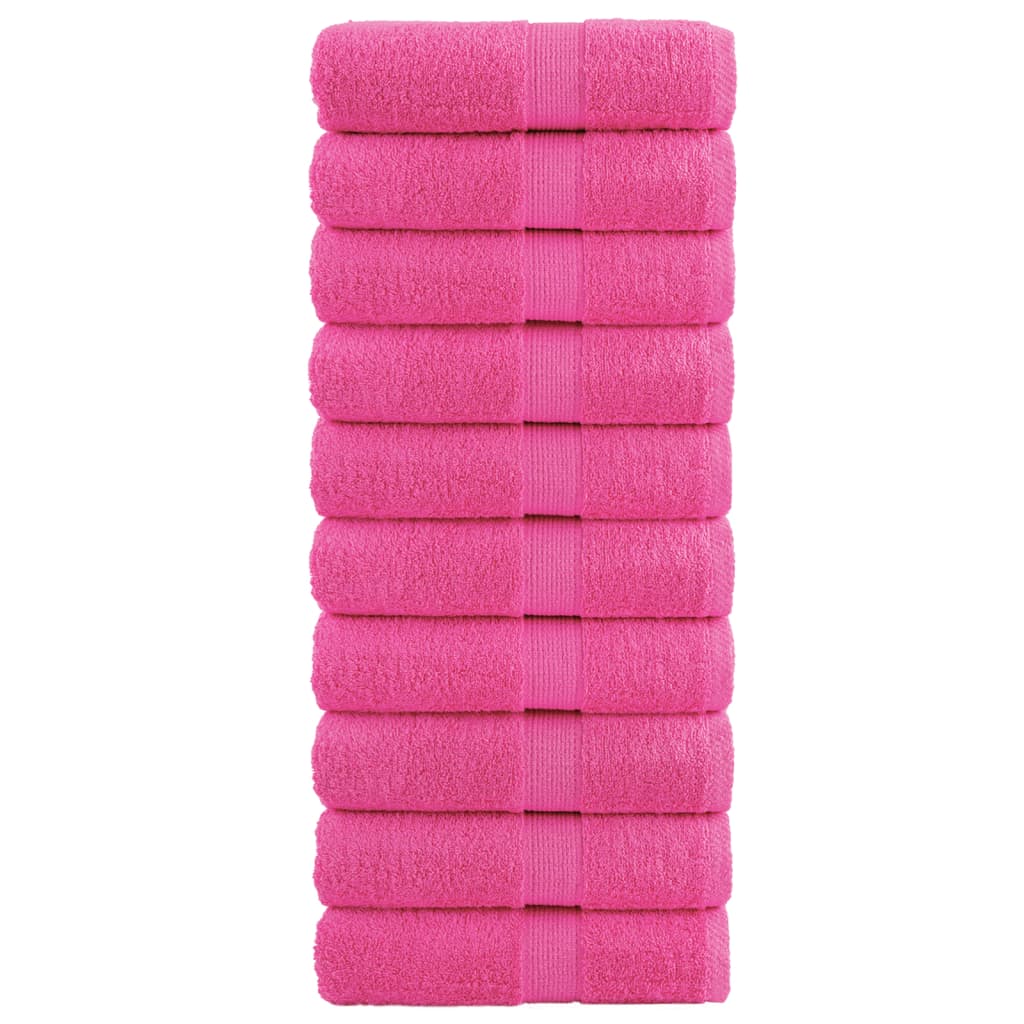 Vidaxl gastendoekjes solund 10 st 600 g m² 30x50 cm roze