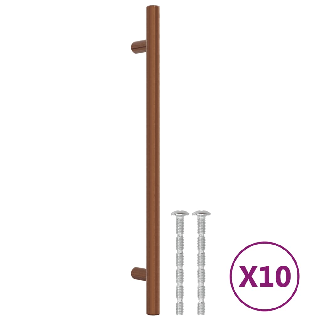 VidaXL Griffe 10 Stück 192 mm Edelstahl bronzefarben