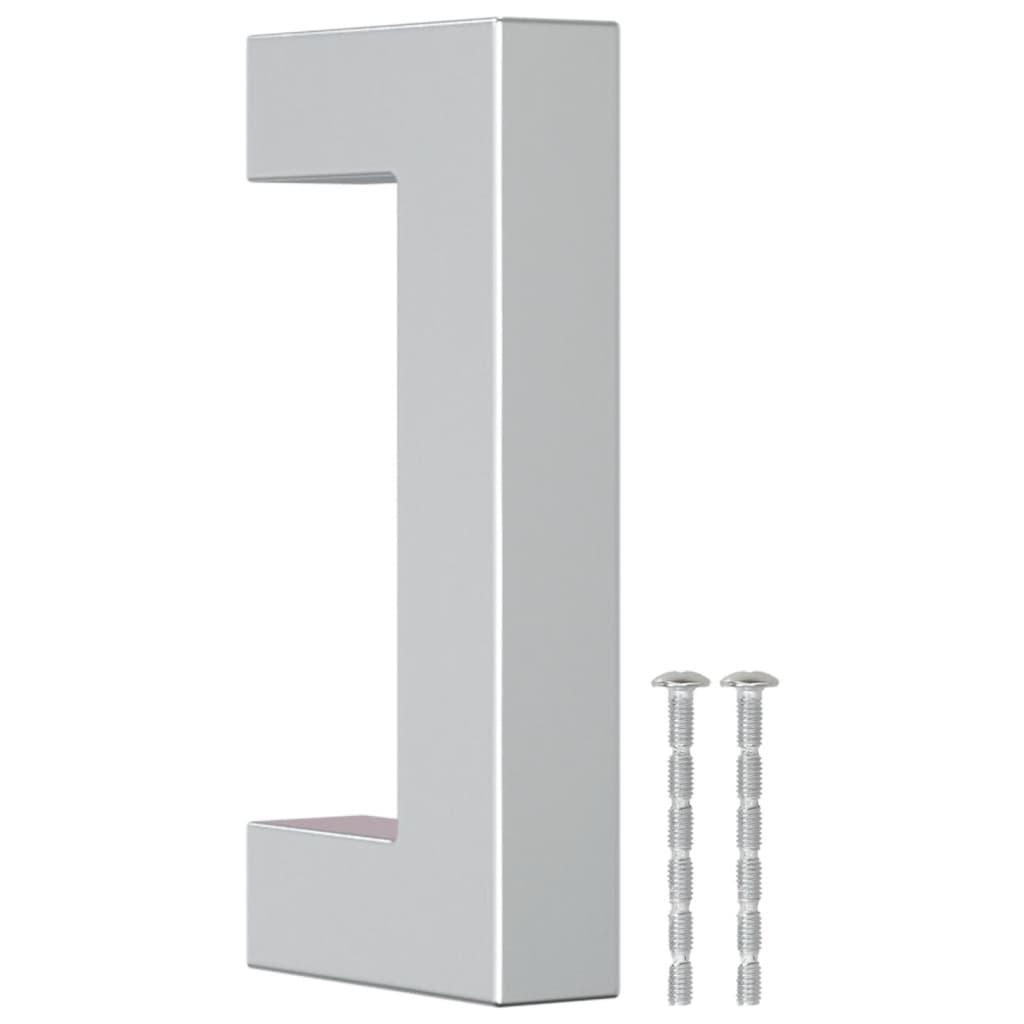 VidaXL Griffe 20 Stück 64 mm Edelstahl silberfarben