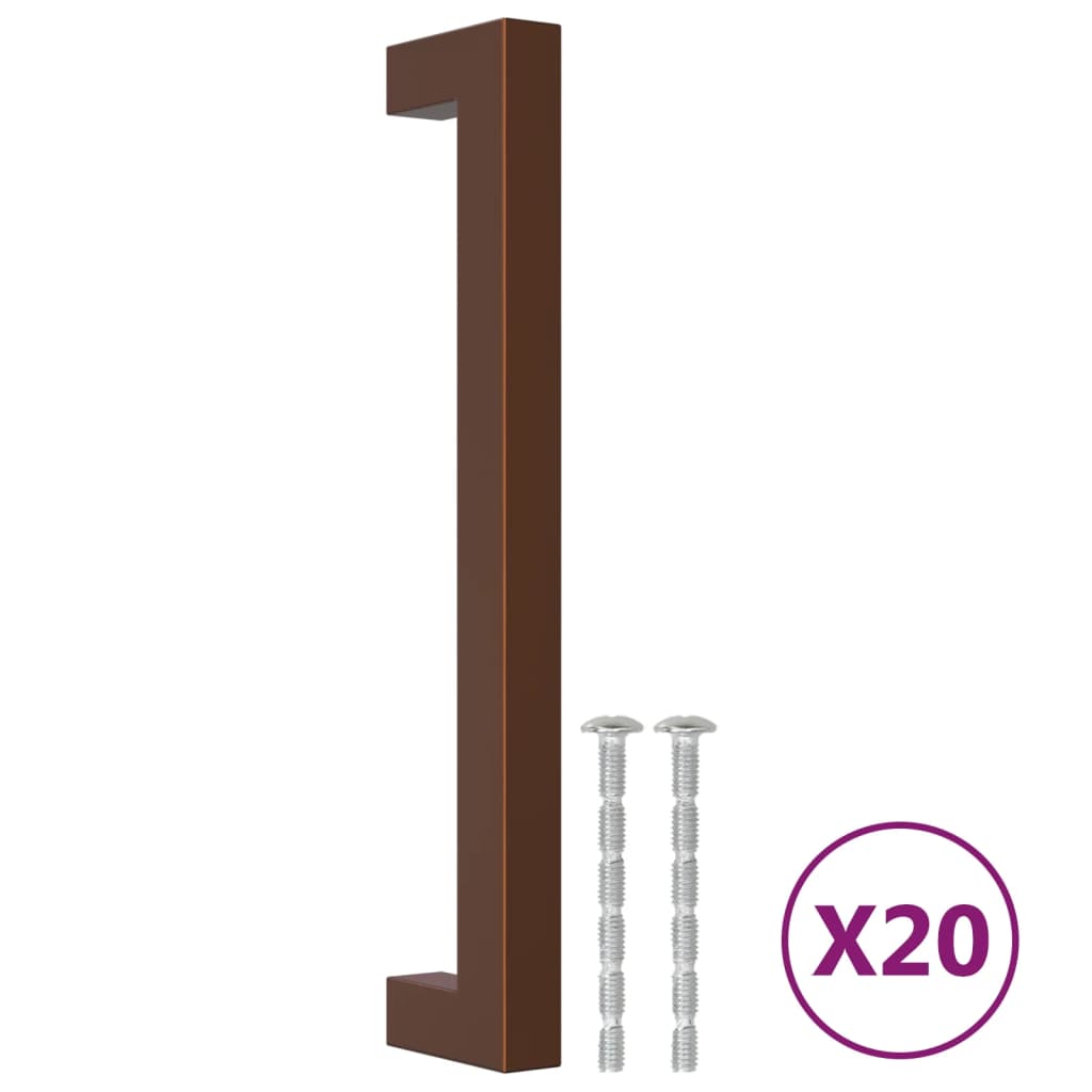 VidaXL Griffe 20 Stück 160 mm Edelstahl bronzefarben