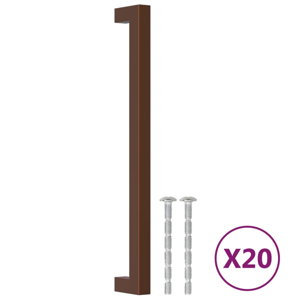VidaXL Griffe 20 Stück 224 mm Edelstahl bronzefarben