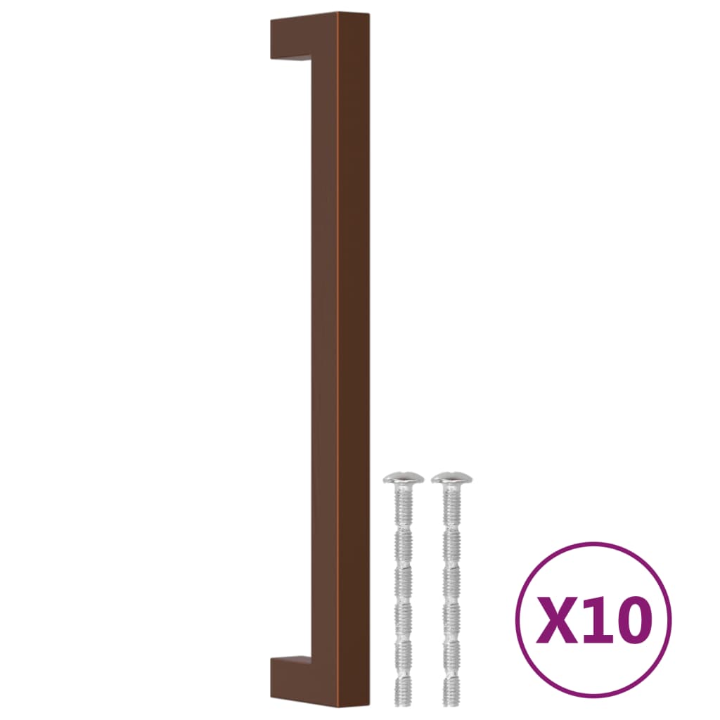 VidaXL Griffe 10 Stück 192 mm Edelstahl bronzefarben