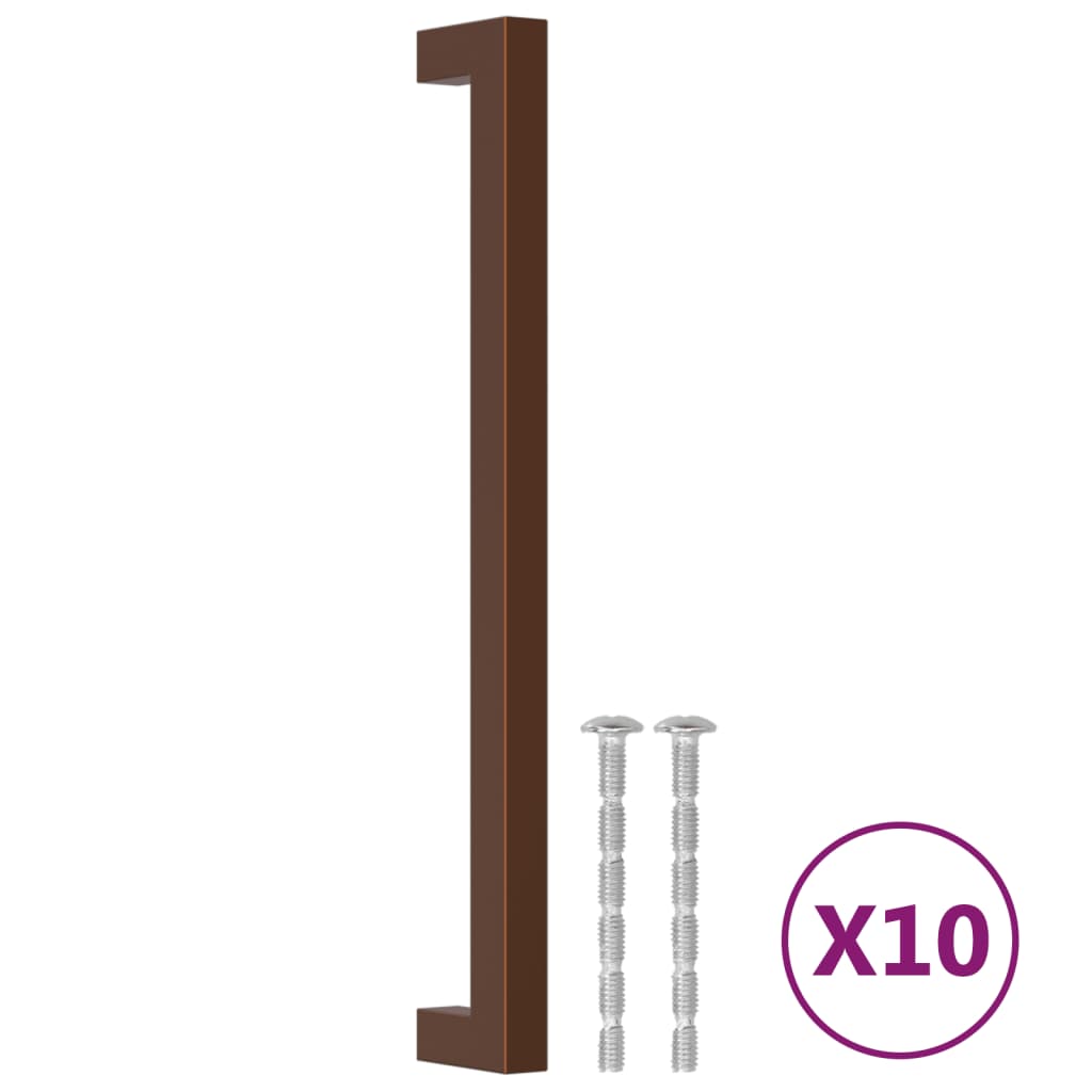 VidaXL Griffe 10 Stück 224 mm Edelstahl bronzefarben