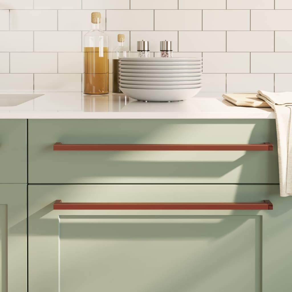 VidaXL Griffe 10 Stück 480 mm Edelstahl bronzefarben
