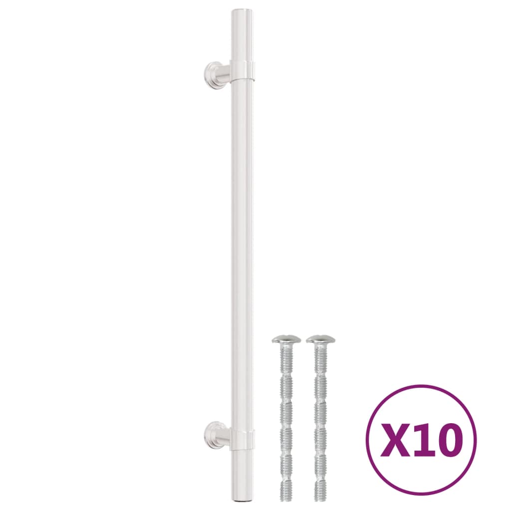 VidaXL Griffe 10 Stück 192 mm Edelstahl silberfarben
