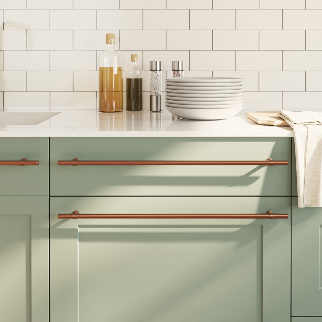 VidaXL Griffe 10 Stück 480 mm Edelstahl bronzefarben