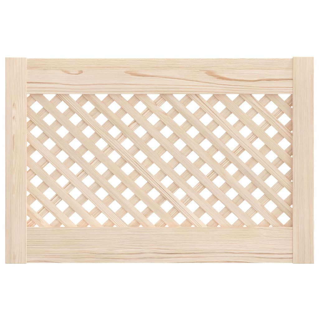 Vidaxx Schranktüren mit Lamellen 2 Stück 59,5x39,5 cm massives Kiefernholz