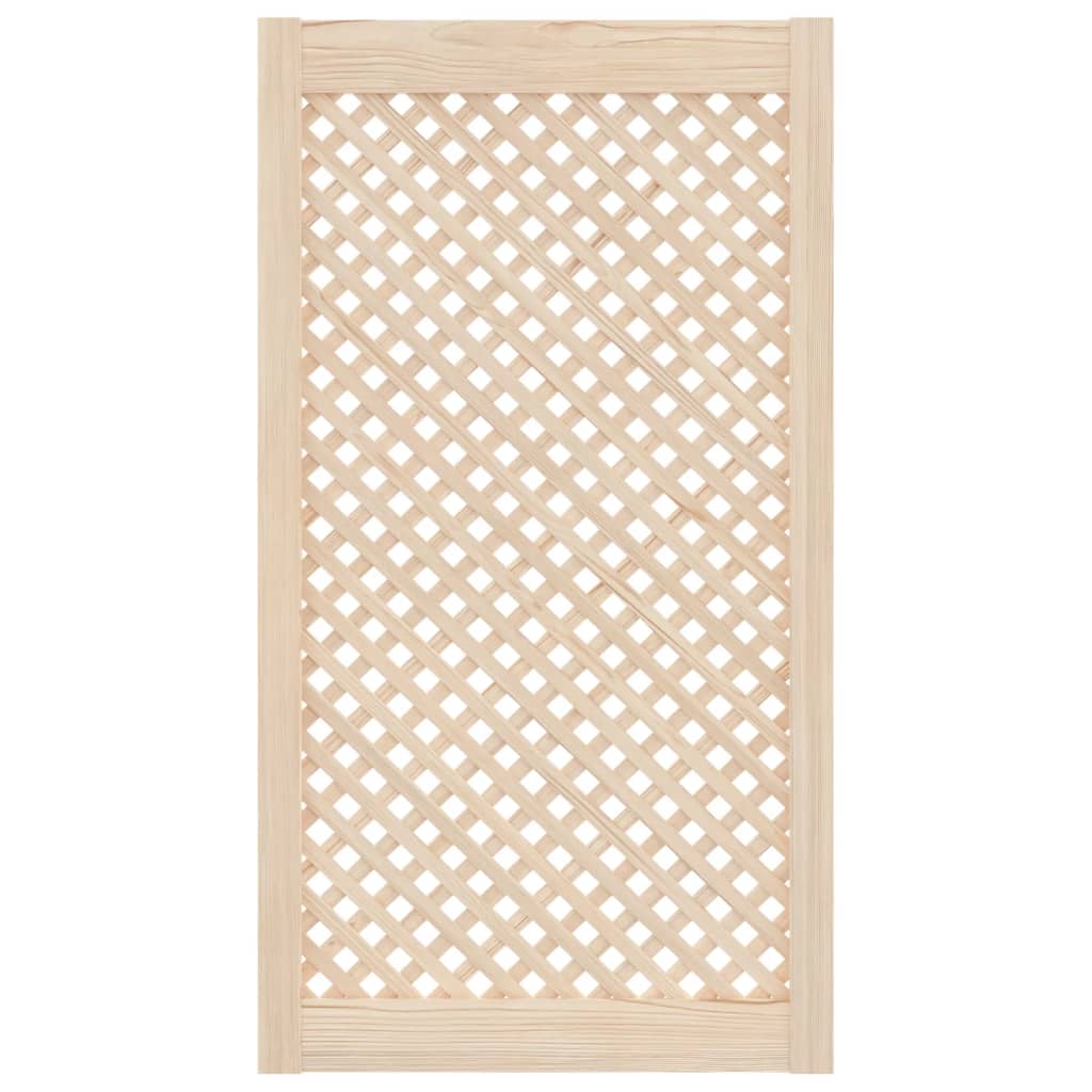 Vidaxx Schranktüren mit Lamellen 2 Stück 49,5x99 cm massives Kiefernholz