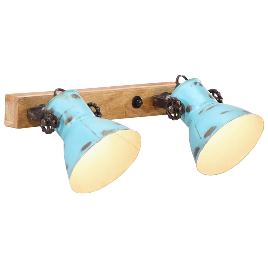 Vidaxx Wandleuchte 25 W E27 45x25 cm verwittertes Blau