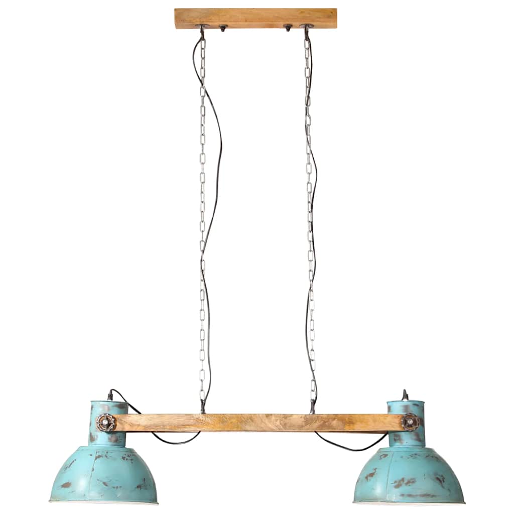Vidaxx Hängelampe 25 W E27 85x28x109 cm verwittertes Blau