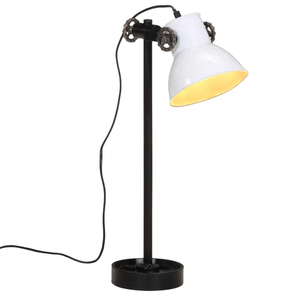Vidaxx Schreibtischlampe 25 W E27 15x15x55 cm weiß