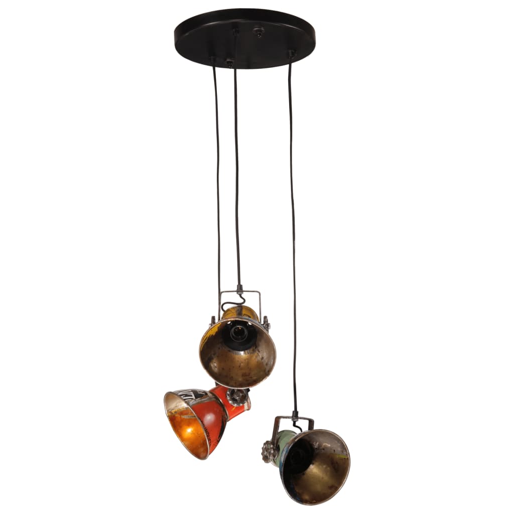 VidaXL Hängelampe 25 W E27 30x30x100 cm mehrfarbig