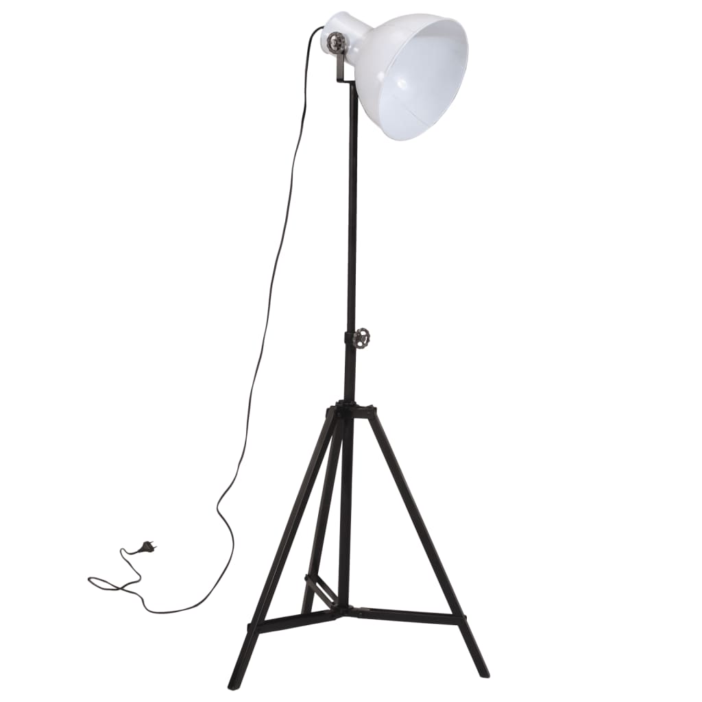 VidaXL Stehleuchte 25 W E27 61x61x90 150 cm weiß