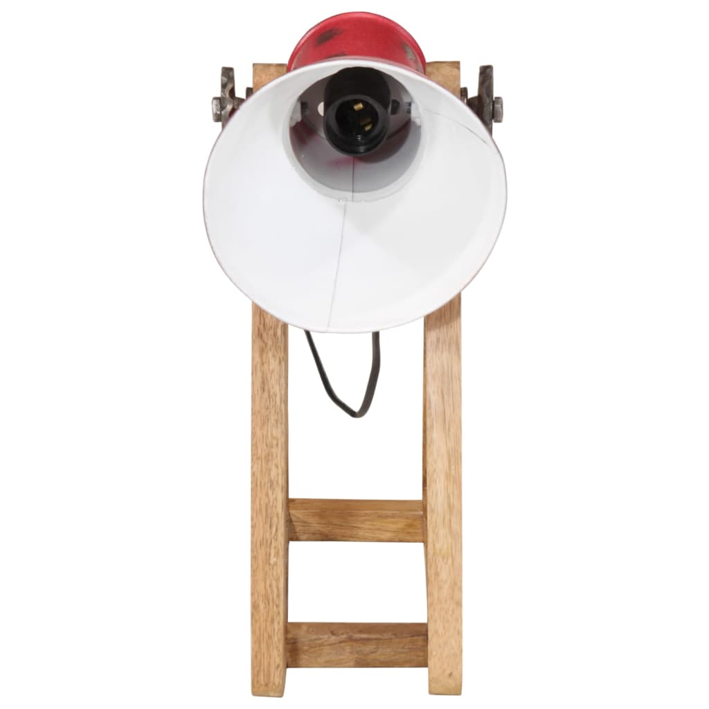 Vidaxx Schreibtischlampe 25 W E27 30x17x40 cm verwittertes Rot