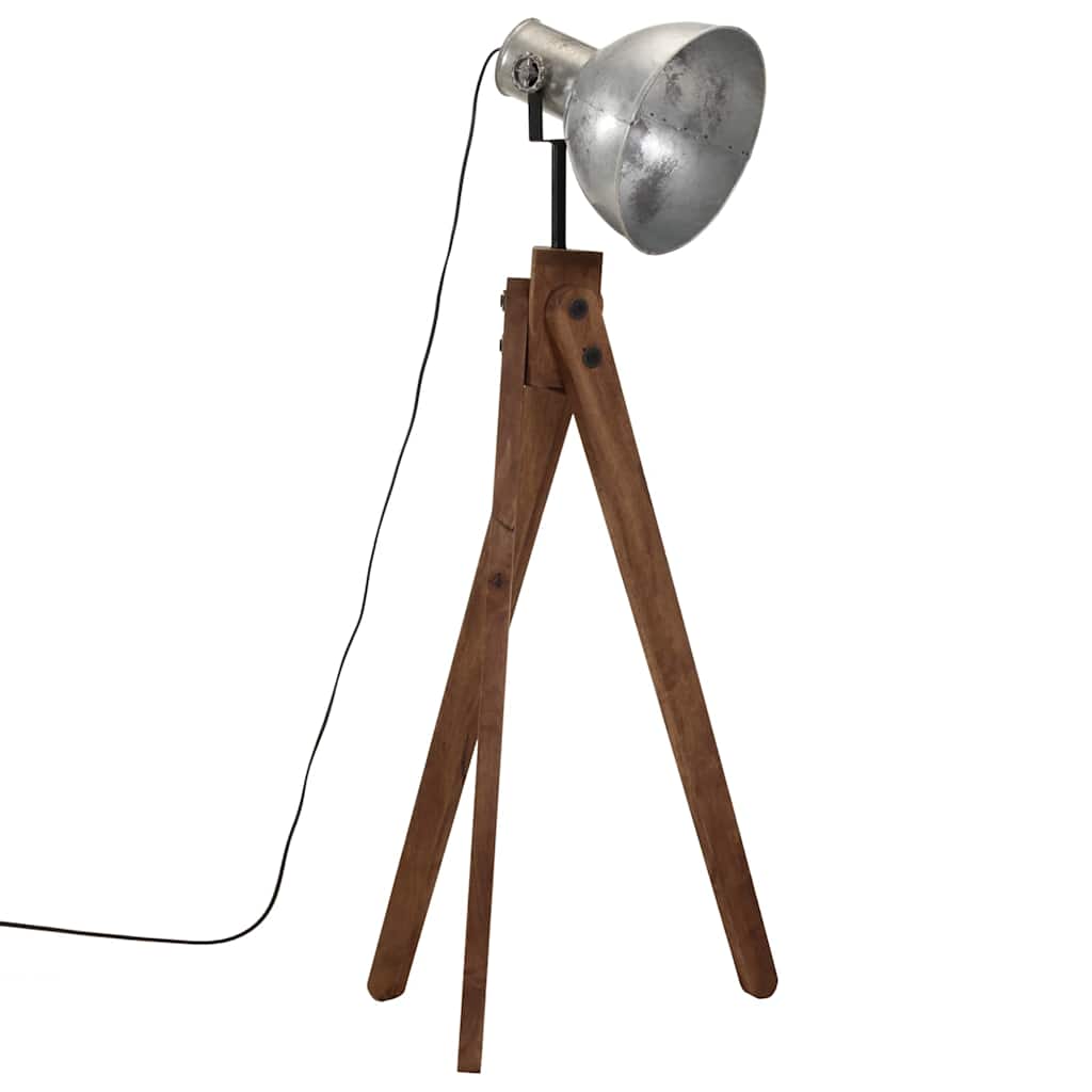Vidaxx Stehleuchte 25 W E27 45x45x120 cm Vintage Silber