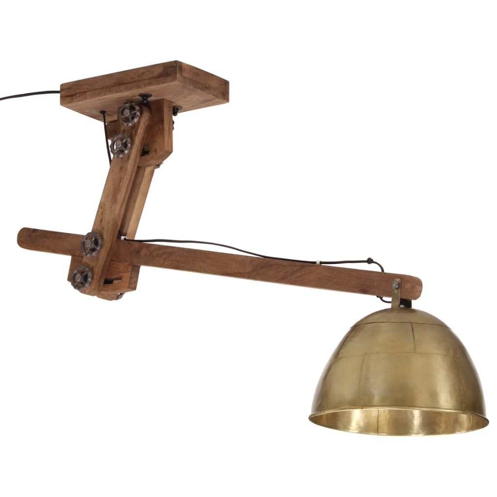 Vidaxx Deckenleuchte 25 W E27 105x30x65-108 cm antik messingfarben