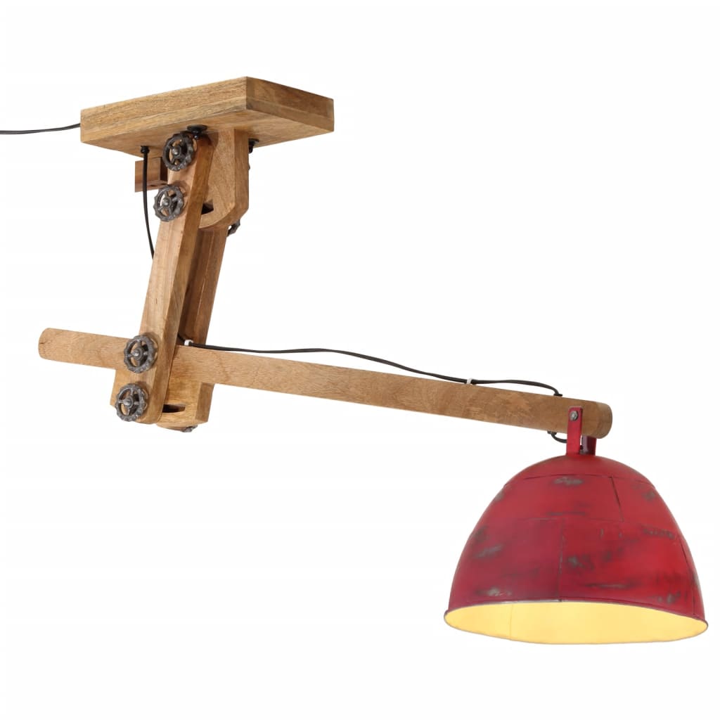Vidaxx Deckenleuchte 25 W E27 105x30x65-108 cm verwittertes Rot