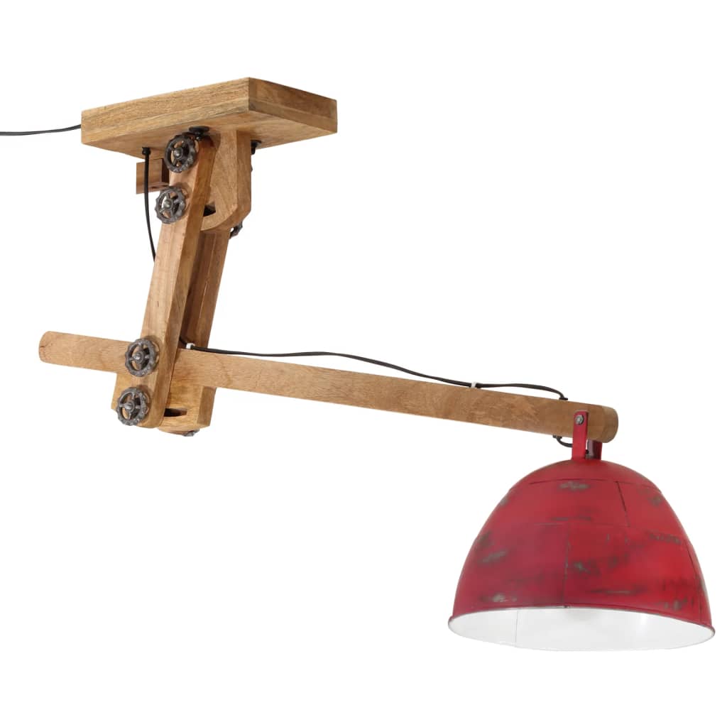 Vidaxx Deckenleuchte 25 W E27 105x30x65-108 cm verwittertes Rot