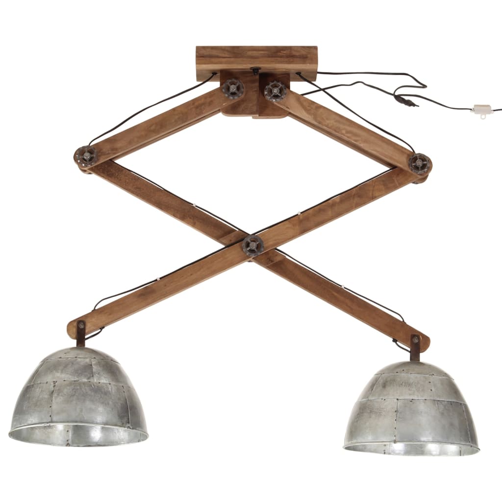 Vidaxx Deckenleuchte 25 W E27 29x18x85 cm Vintage Silber