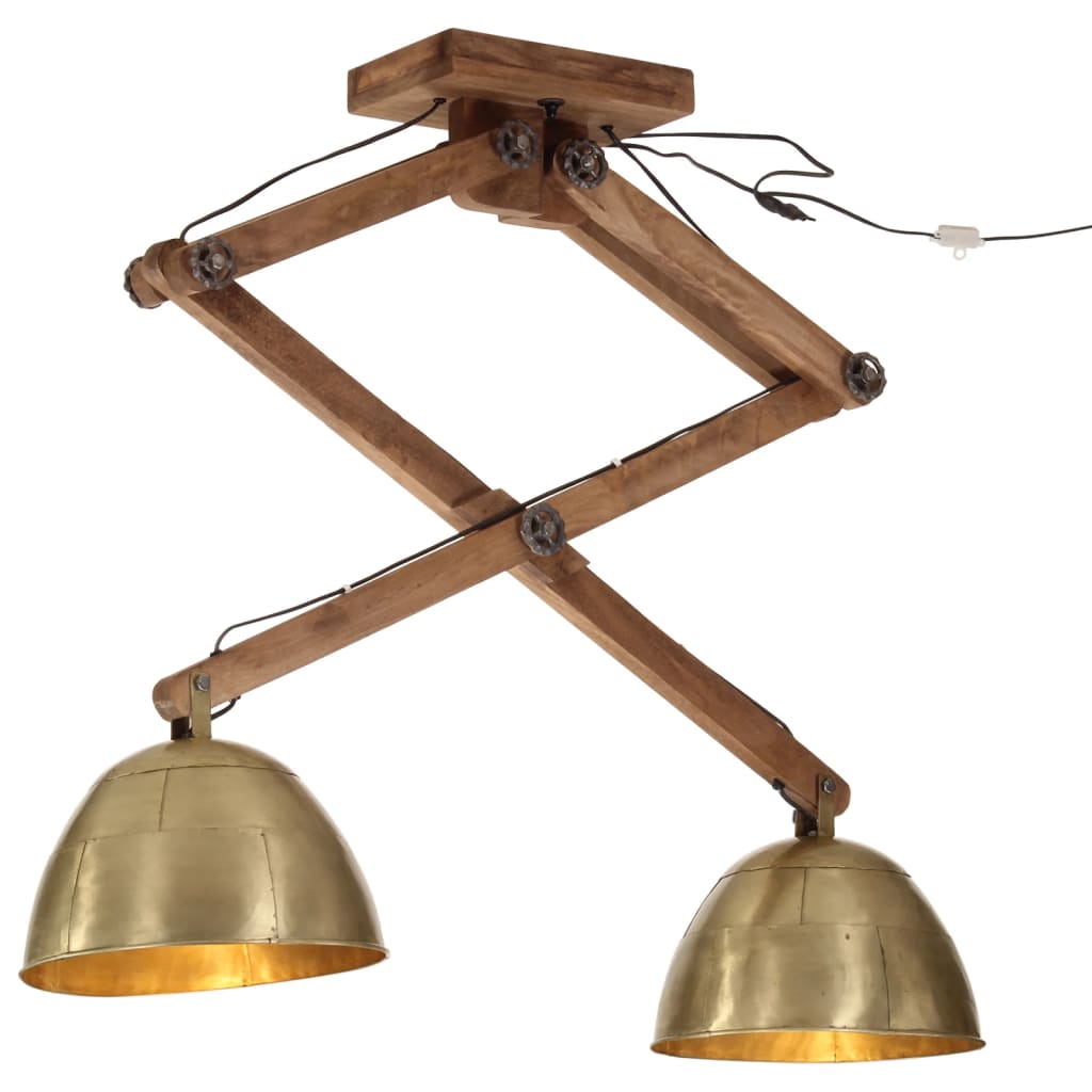 Vidaxx Deckenleuchte 25 W E27 29x18x85 cm antik messingfarben