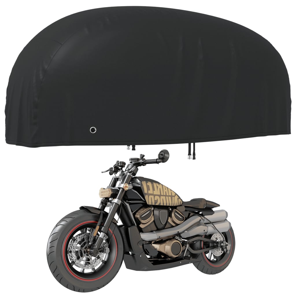 Vidaxxl Motorradabdeckung 265x105x125 cm 210d Oxford schwarz