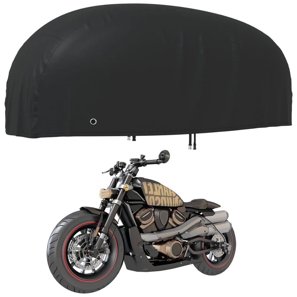 Vidaxxl Motorradabdeckung 295x110x140 cm 210d Oxford schwarz