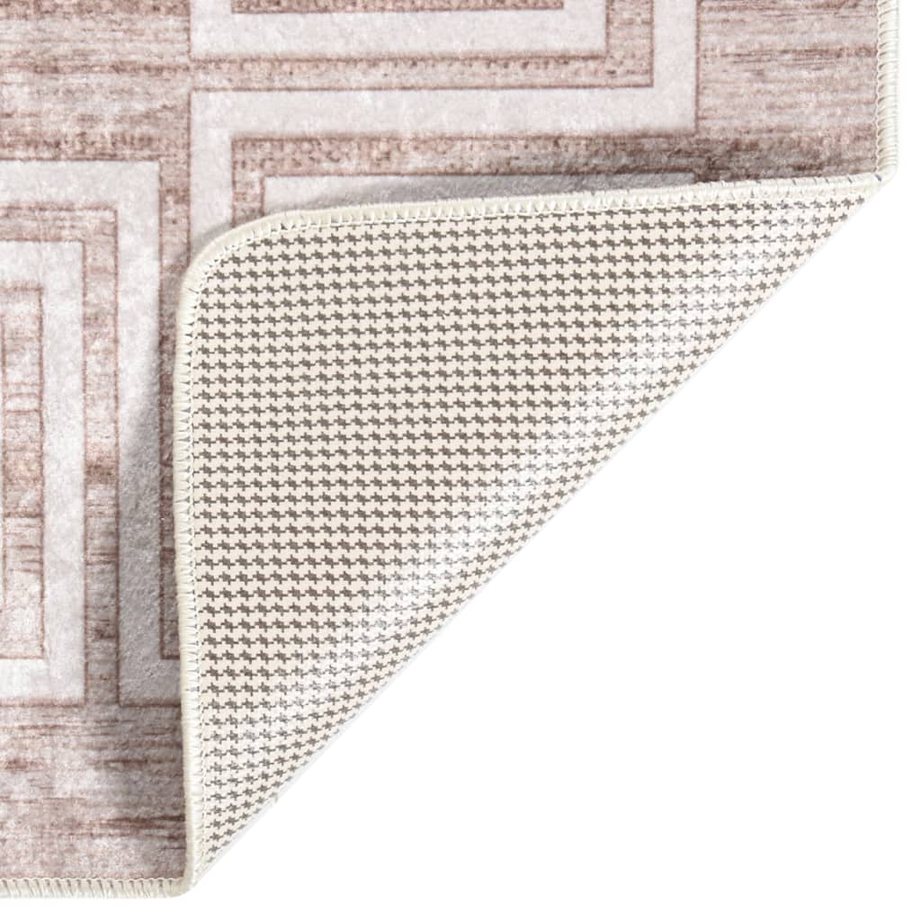 Vidaxx Teppich waschbar, rutschfest, 150 x 230 cm, beige