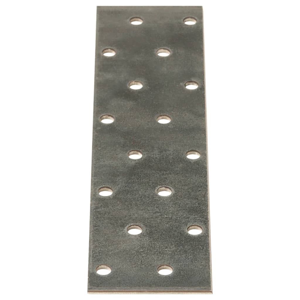 VidaXL-Platten perforiert 60 Stück 2 mm 160x40 mm verzinkter Stahl
