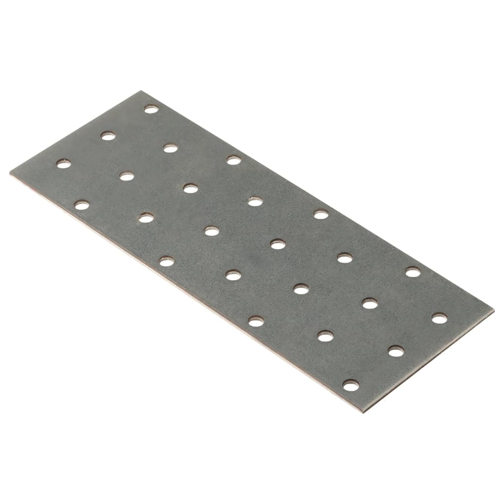 VidaXL Bleche perforiert 40 Stück 2 mm 160x60 mm verzinkter Stahl