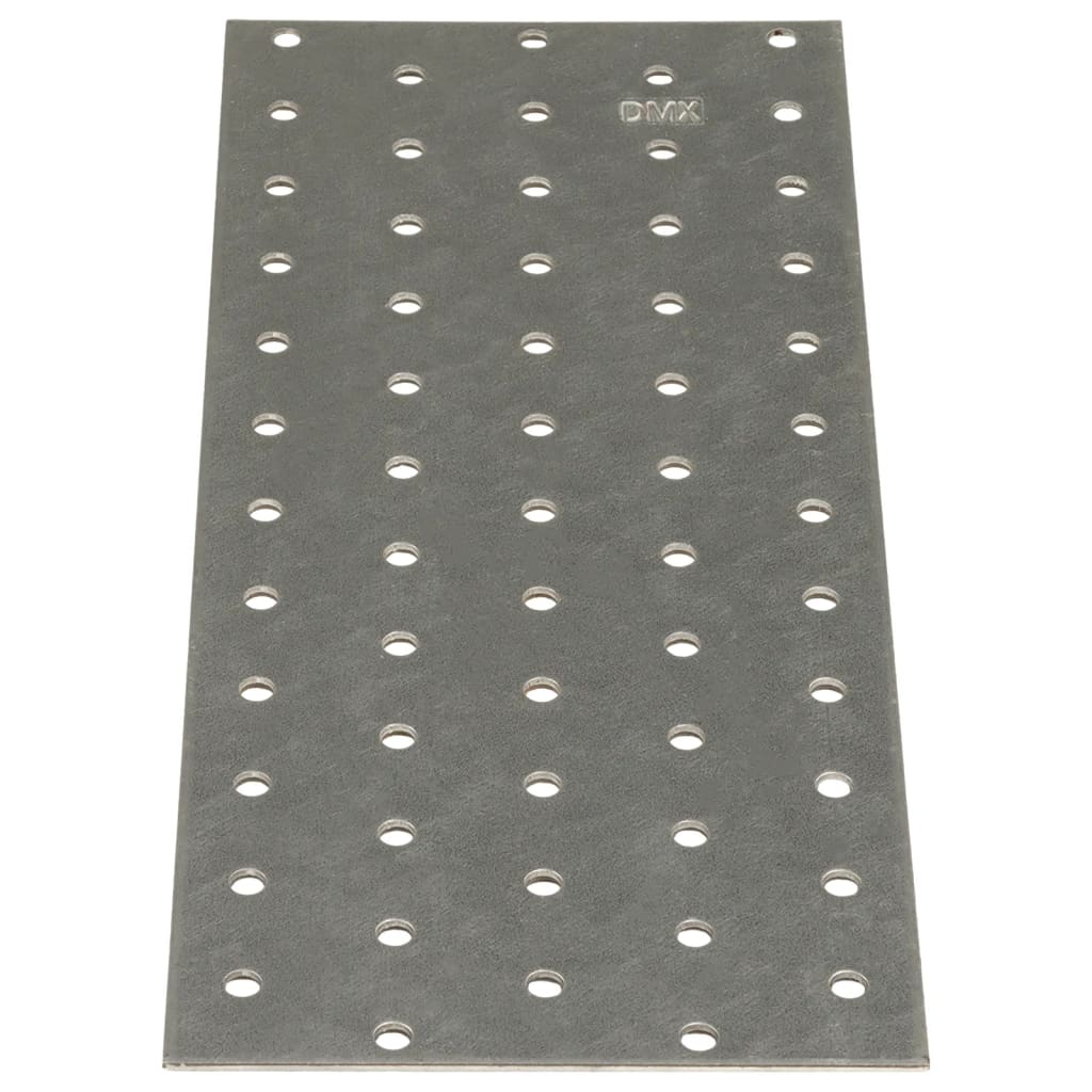 VidaXL-Platten perforiert, 20 Stück, 2 mm, 240 x 100 mm, verzinkter Stahl