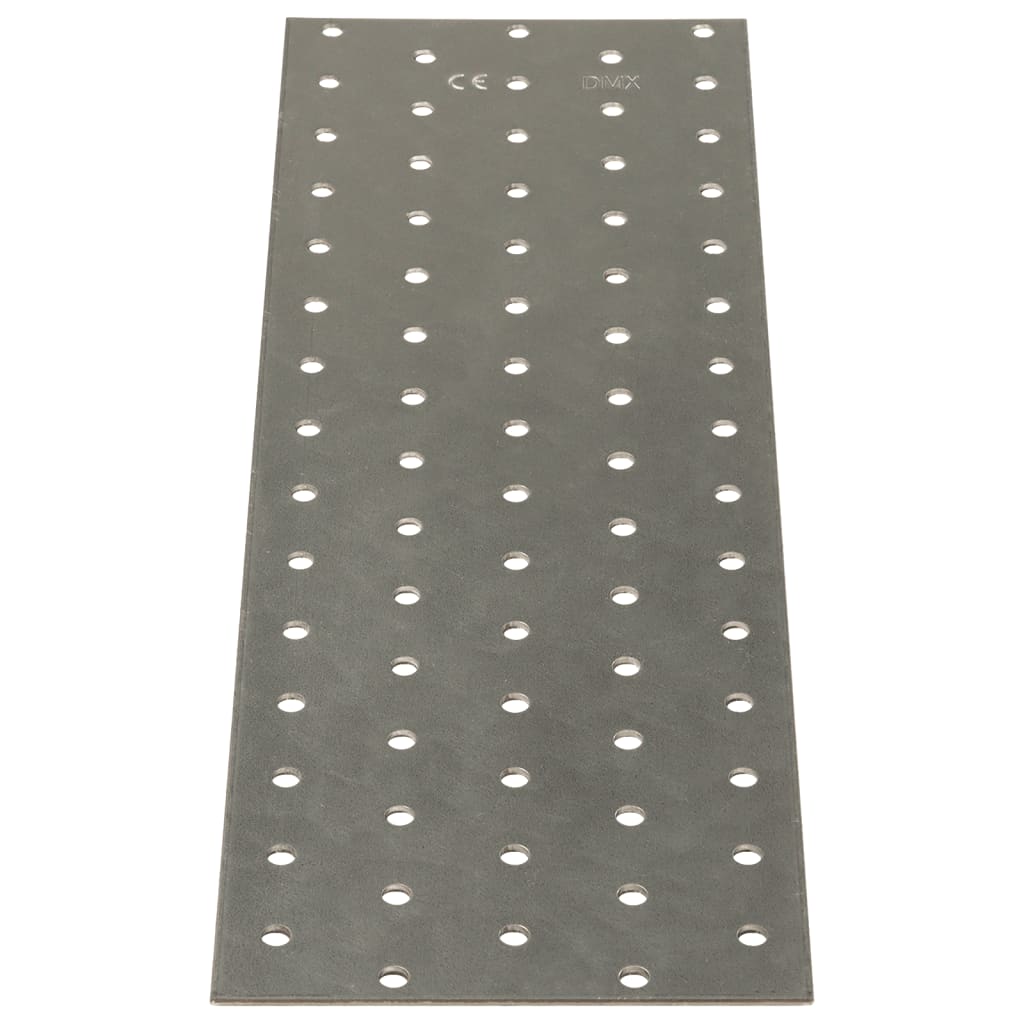 VidaXL Bleche perforiert 20 Stück 2 mm 300x100 mm verzinkter Stahl